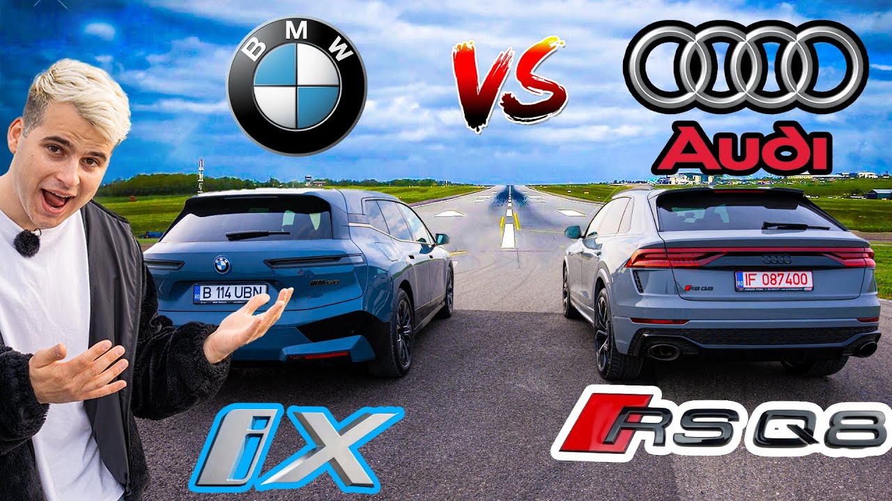 AUDI RSQ8 vs BMW ELECTRIC iX - DRAG RACE