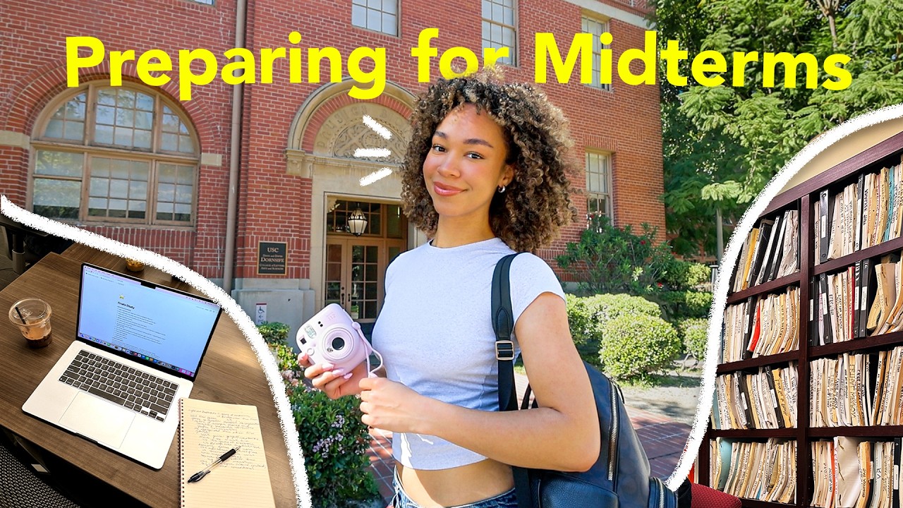Неделя в колледже во время промежуточных экзаменов! Мой распорядок дня + занятия в киношколе USC.