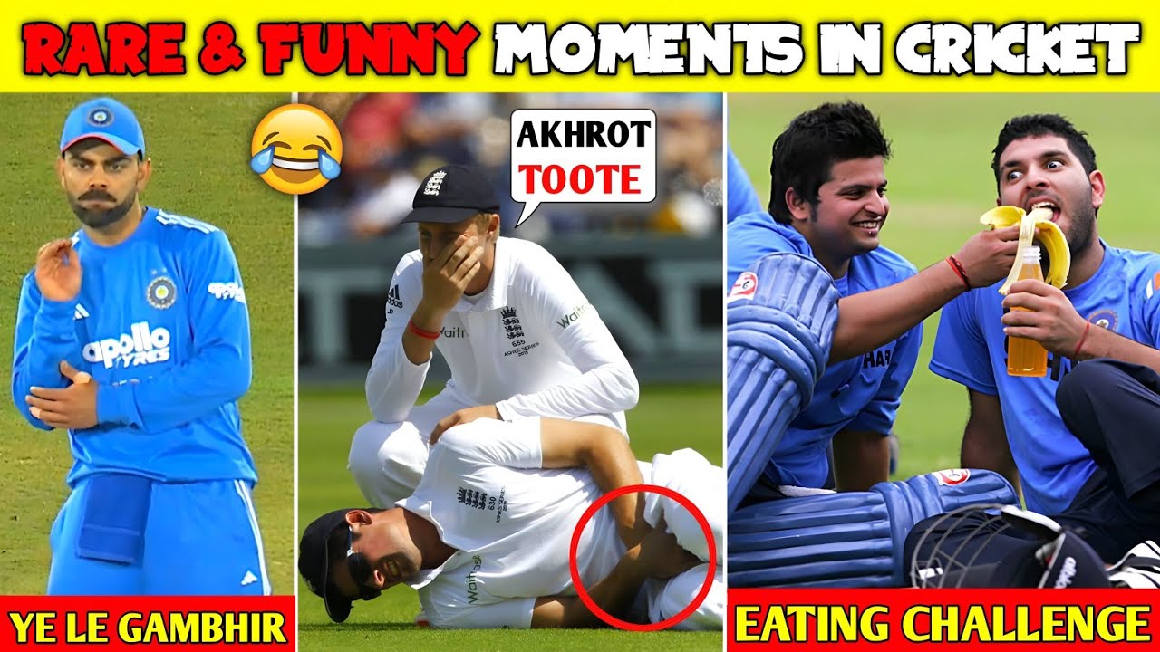 The Funniest Cricket Moments Caught on Camera | Rare & Funny Cricket Moments 😂🤯