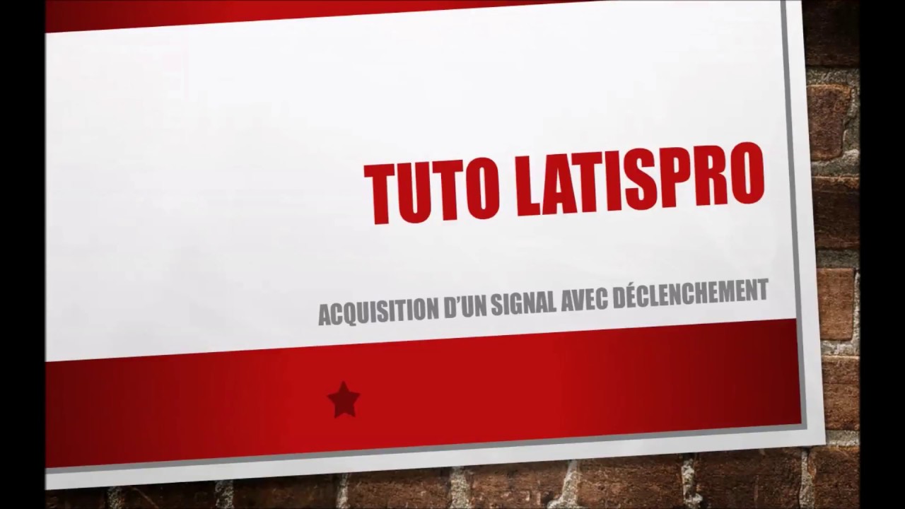 tuto latispro d&eacute;clenchement