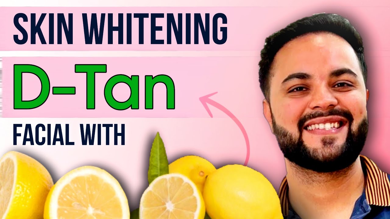 Skin Whitening & D-Tan Facial with Lemon 🍋 || Skin Whitening Facial