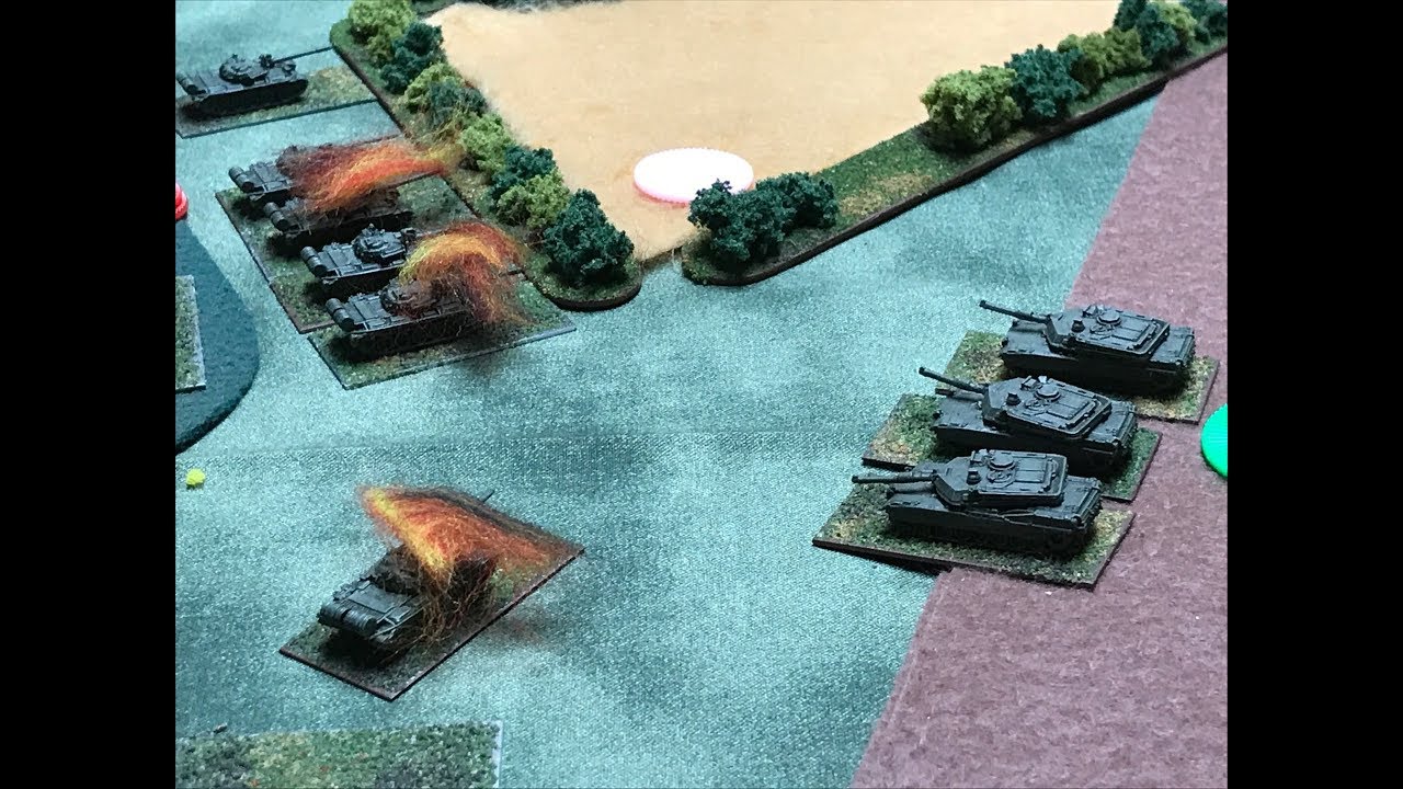 Cold War Commander Battle Report 3 - Counter Attack Scenario