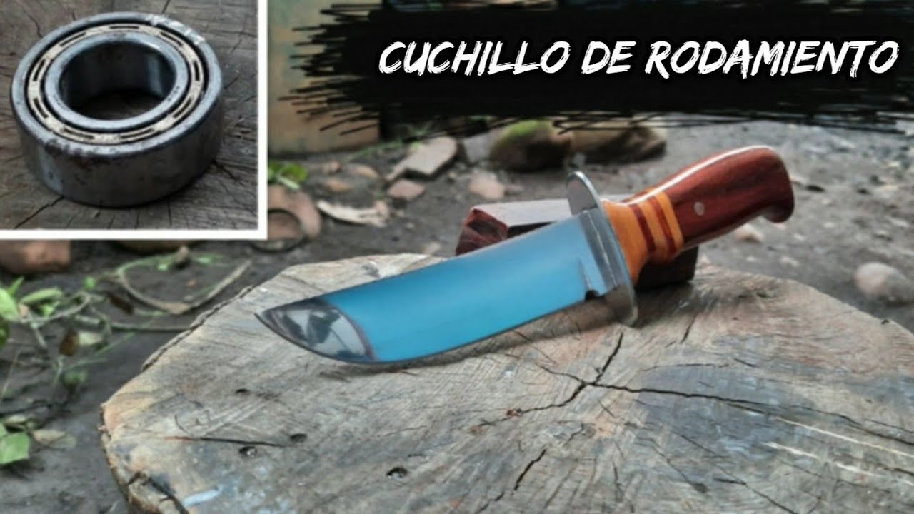 Como hacer un cuchillo con un rodamiento
