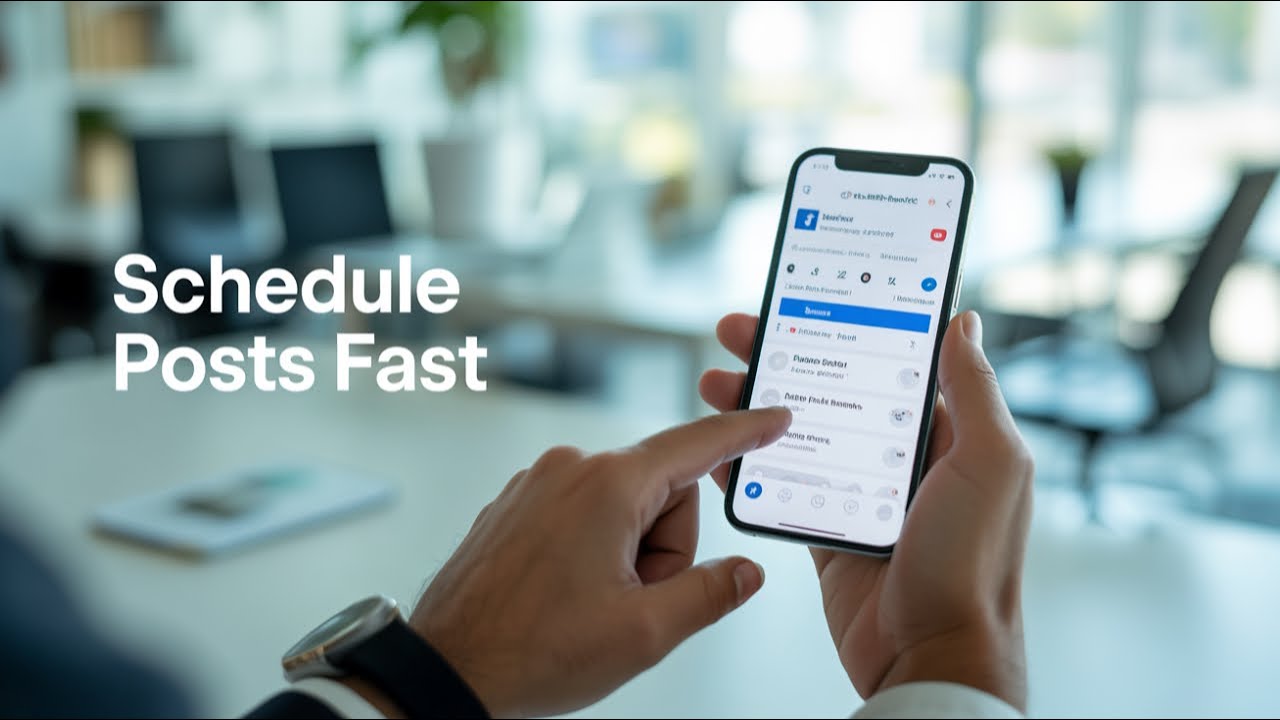 Create Facebook Schedule post and copied link