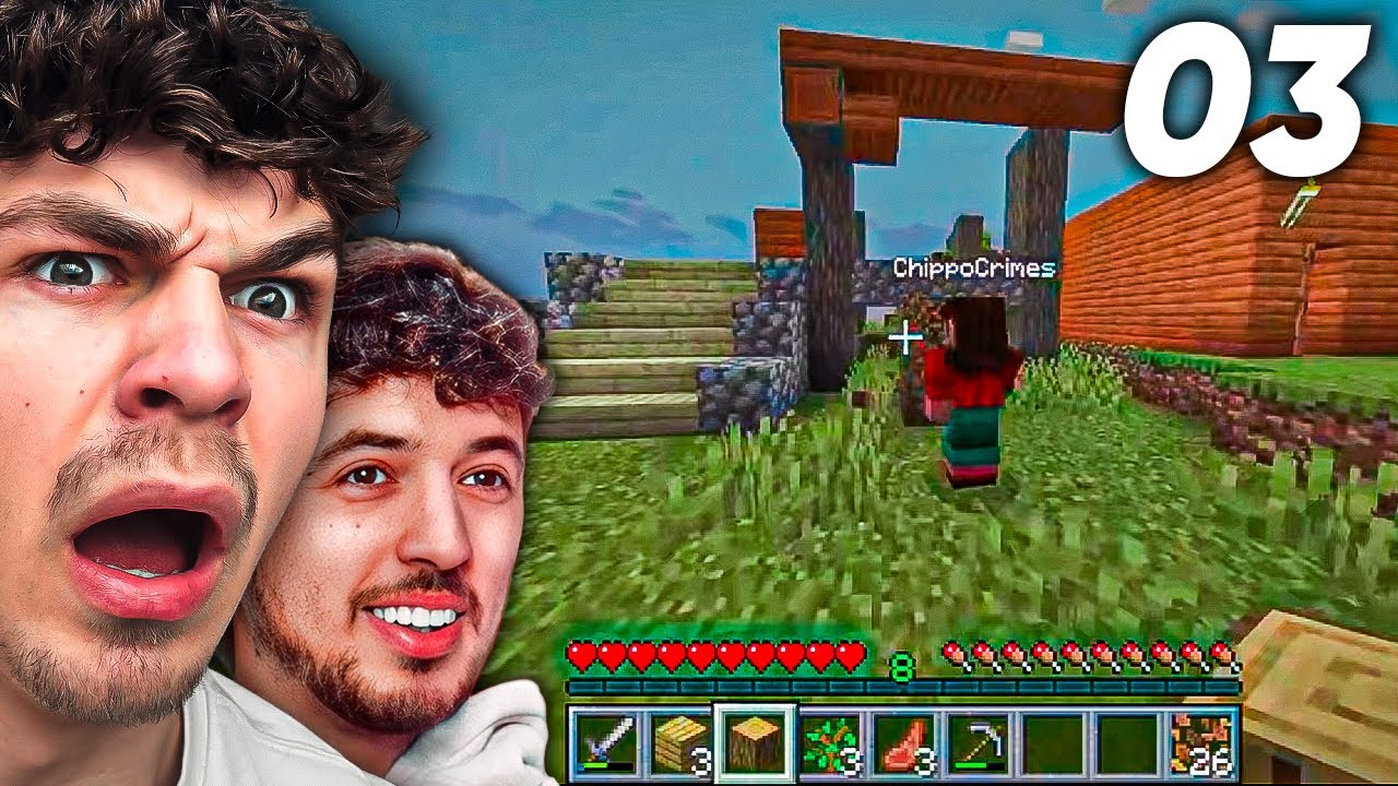 AB & Chip play MINECRAFT - HOME IMPROVEMENTS (#3)