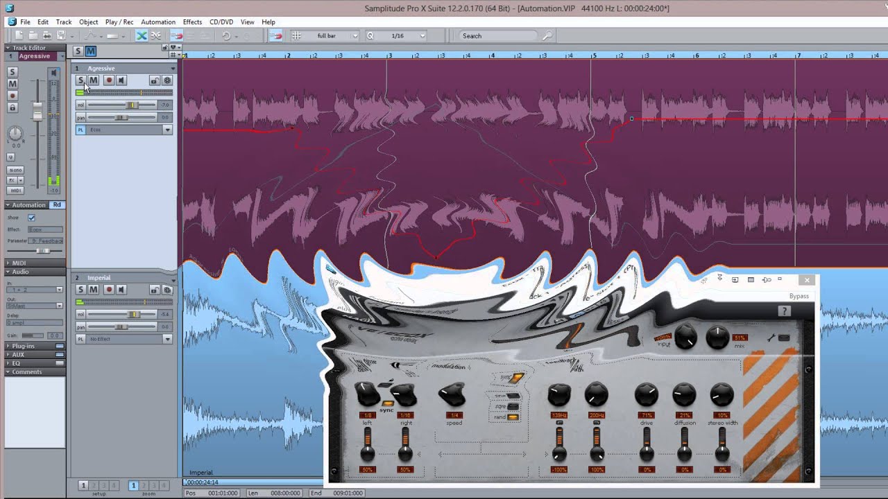 Samplitude Pro X : Track Automation Tutorial