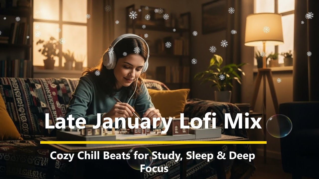 Title:Late January Lofi Mix ❄️ Cozy Chill Beats for Study, Sleep & Deep Focus
