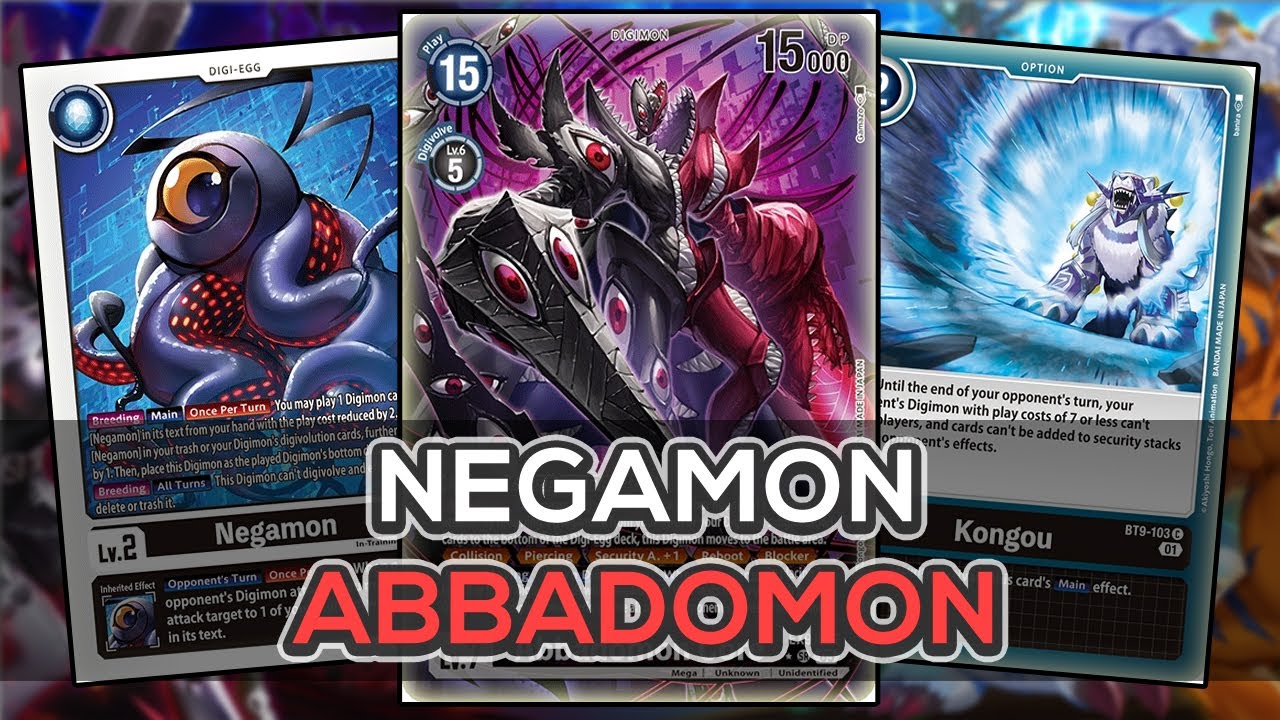NEGAMON & ABBADOMON - Future Meta Contenders? &bull; EX09 Gameplay + Decklist | DCGO | Digimon TCG