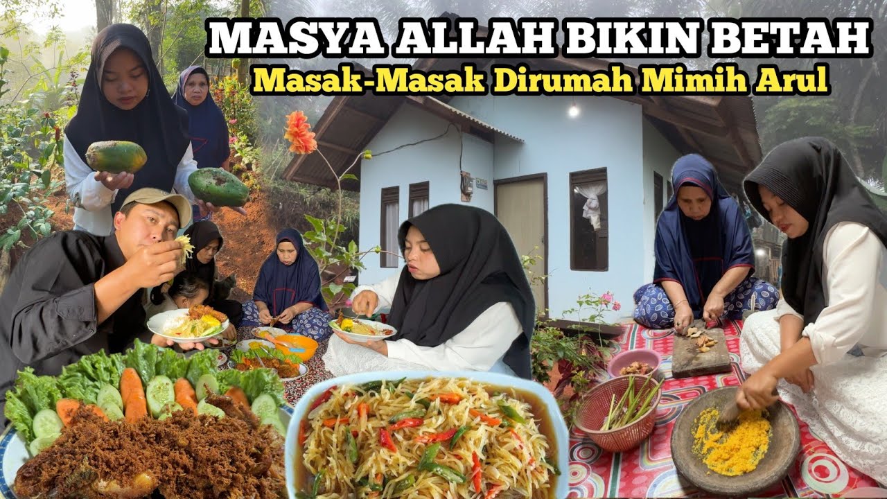 KEHIDUPAN DIDESA‼️METIK BUAH PEPAYA UNTUK DITUMIS & BIKIN AYAM GORENG LENGKUAS