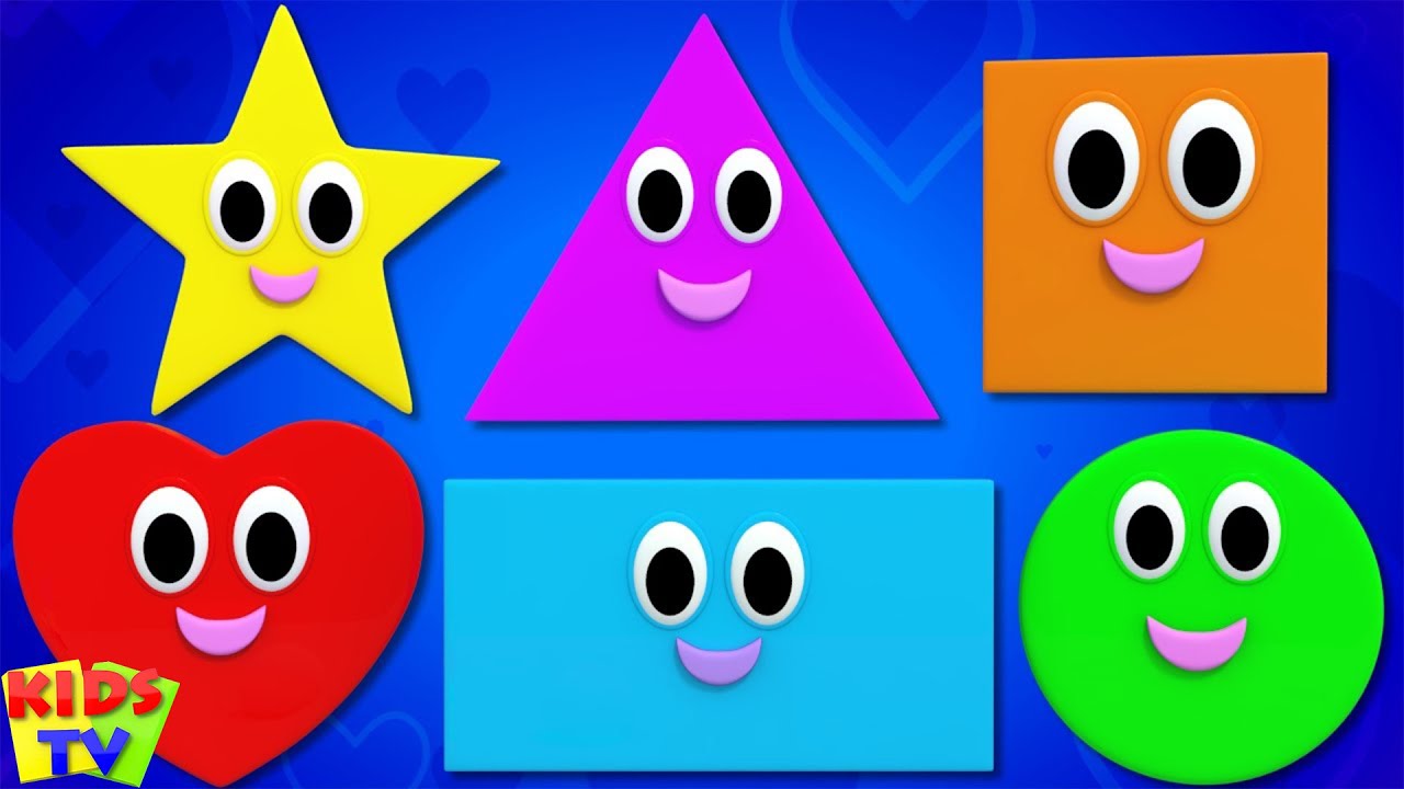 We are Shapes Song + More Kids Learning Cartoons & Videos