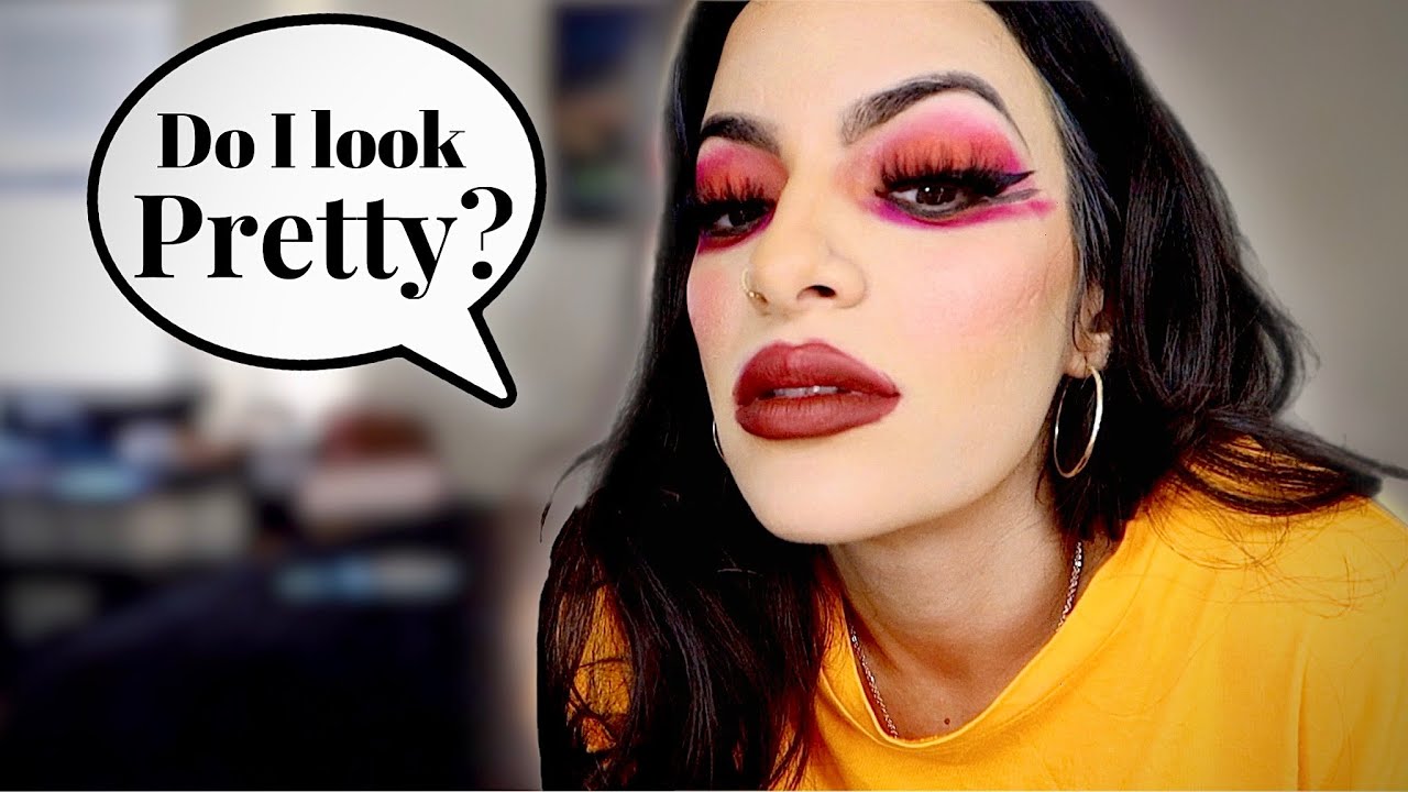 I DID MY MAKE UP HORRIBLY TO SEE HOW MY HUSBAND WOULD REACT!!