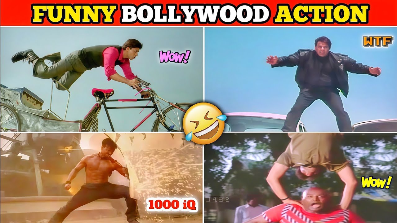 When Bollywood Use 1000 iQ | Funny Action Scenes 😅