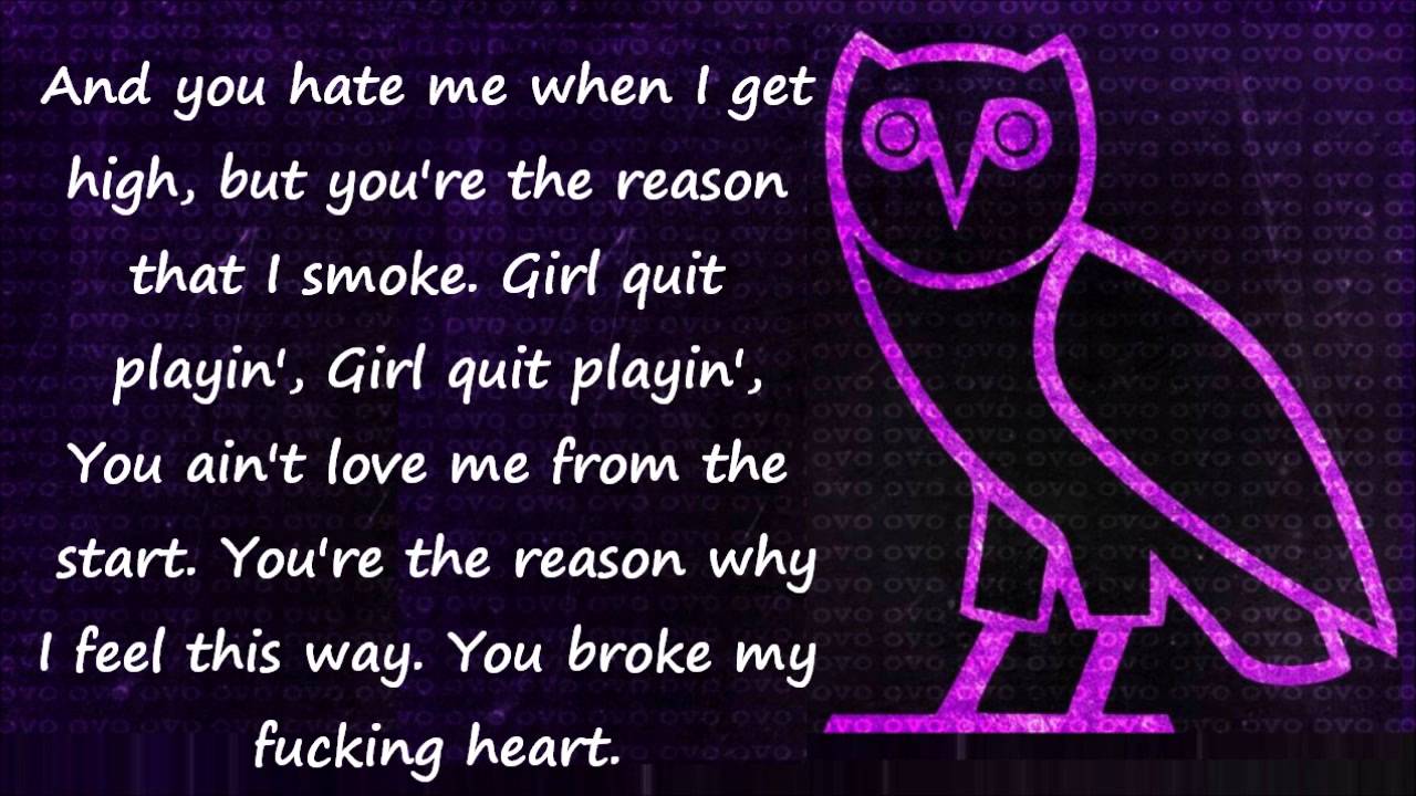 Drake- Falling Up Lyrics