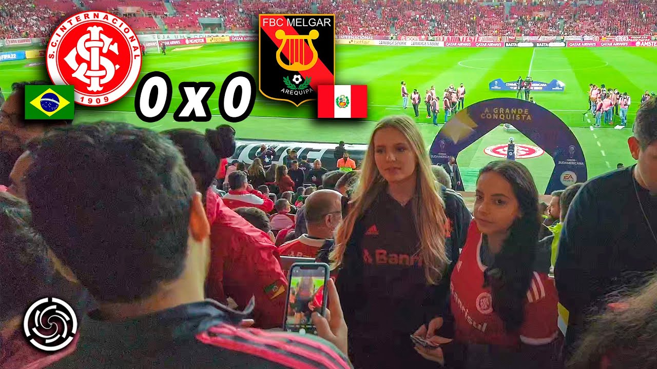 🇧🇷 INTER 0-0 MELGAR 🇵🇪 Brazil's Football Experience — Sudamericana 2022 - Beira Rio Stadium Walk