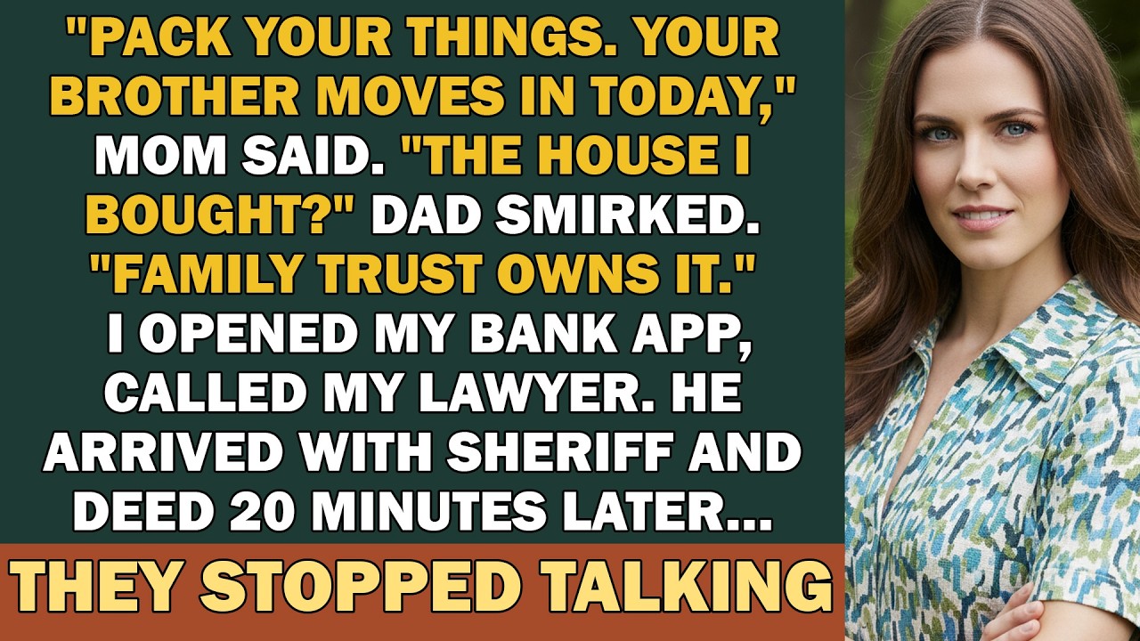 My Parents Tried To Move My Brother Into My House—They Didn’t Know I Had The Deed
