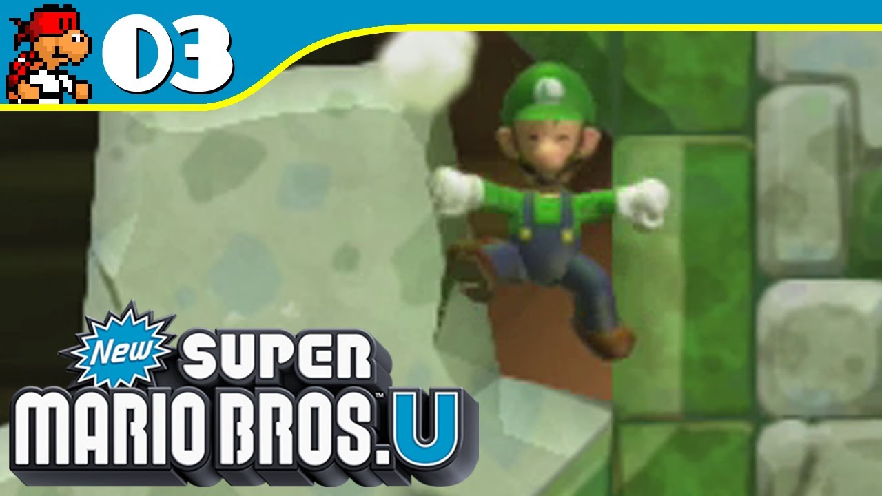 New Super Mario Bros. U | Crushing-Cogs Tower - Acorn Plains-Tower - 3 (Wii U Gameplay Walkthrough)