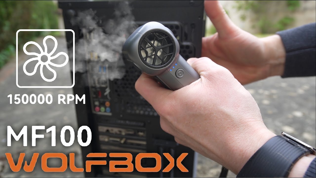 Nettoyage de printemps 2.0 avec le souffleur d'air sur batterie Wolfbox MegaFlow 100 🌬️