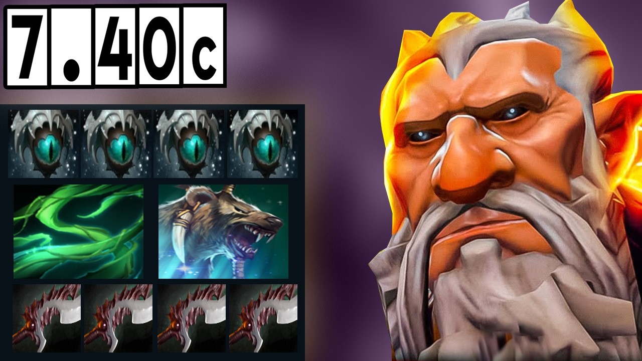 Lone Druid - Mid Lane VS. Storm Spirit [Full Match Gameplay Dota 2] 7.40c