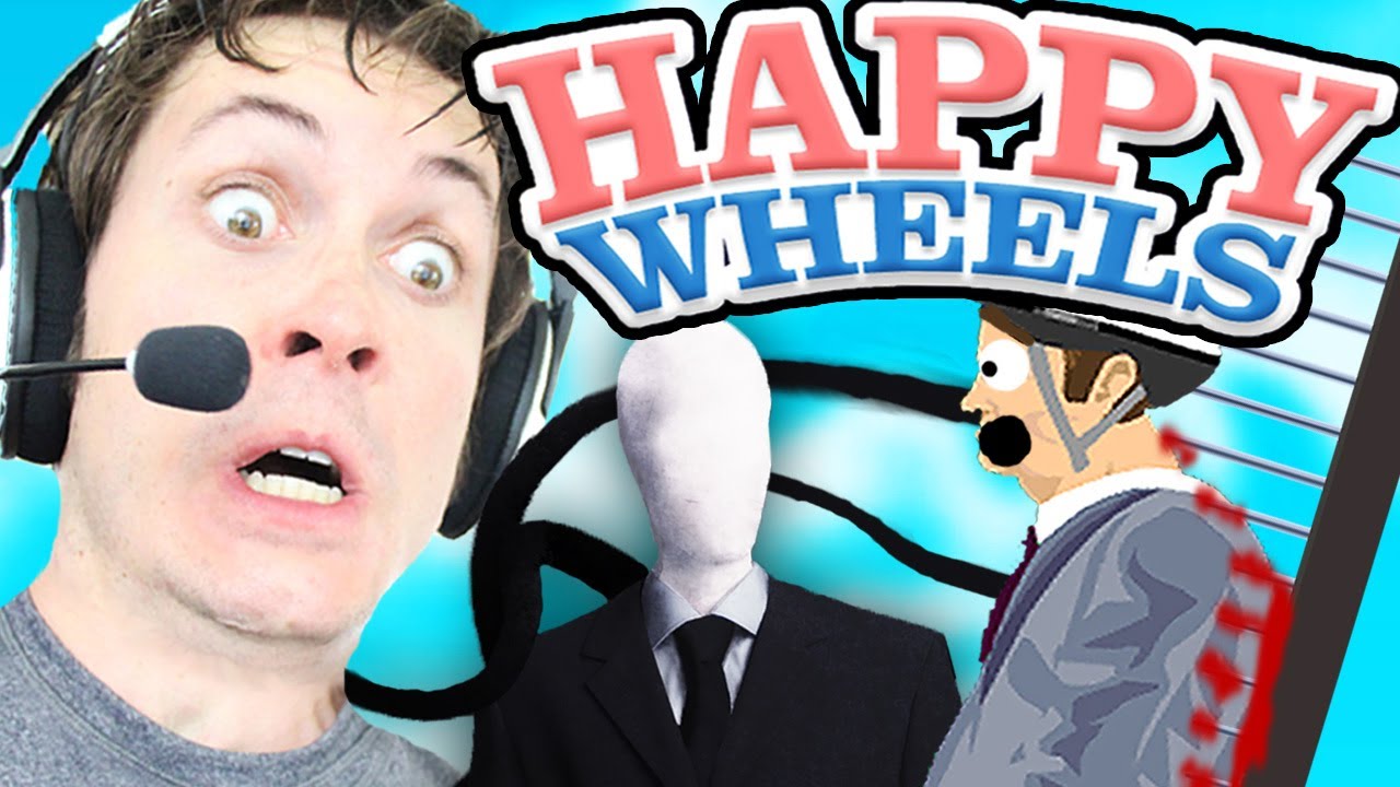 Happy Wheels - SLENDER SPIKE FALL