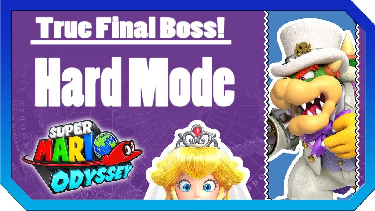 Super Mario Odyssey - Final Boss (Hard Mode) + Secret Ending