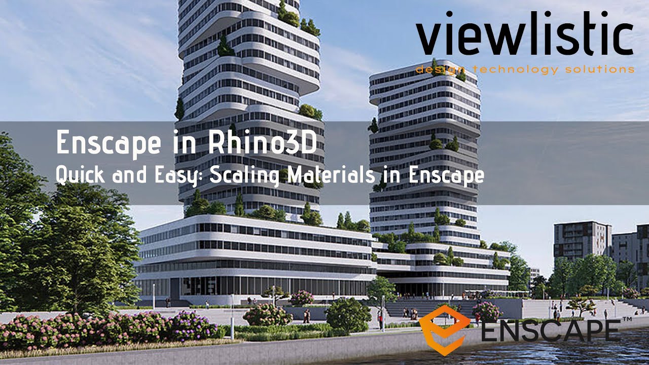 Enscape Rhino Scaling Materials