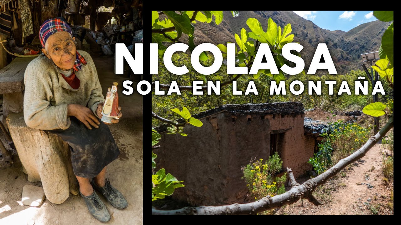 Nicolasa vive sola en la montaña en Catamarca, Argentina (2021)