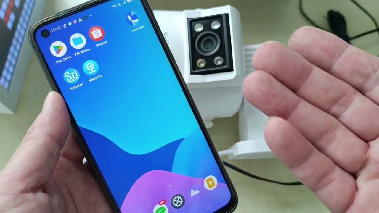 (Bahasa) SriHome Sh048 CCTV - How To Setup Internet Online by using Method (A.) QR Code Scan