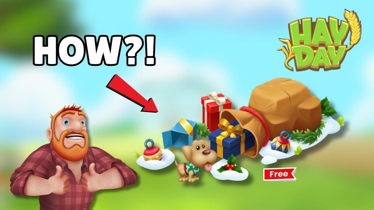 How to Get Santa's Gift Decoration in Hay Day (Sticker Book)