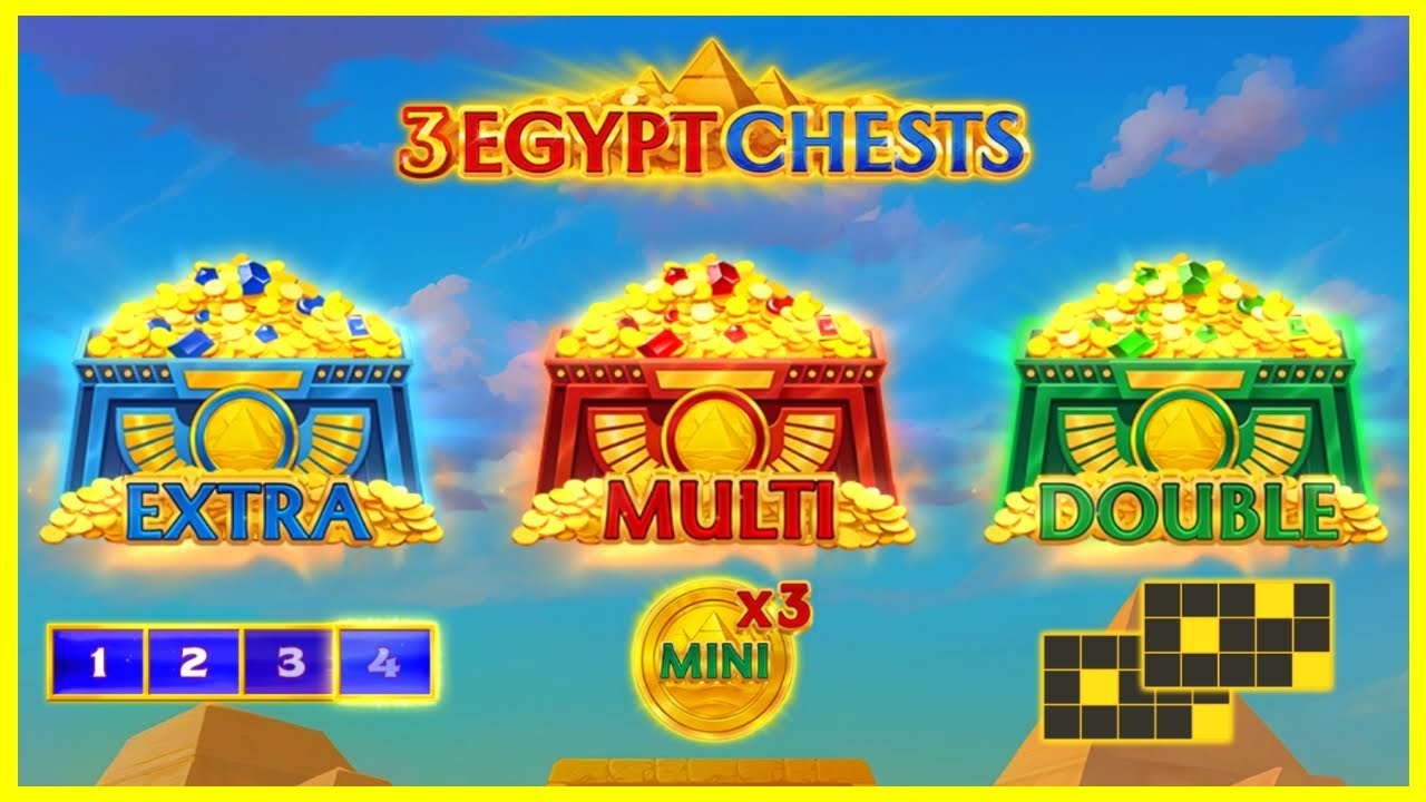 TRIPLE BONUS! 💎 3 EGYPT CHESTS SLOT 💎 $8 SPINS