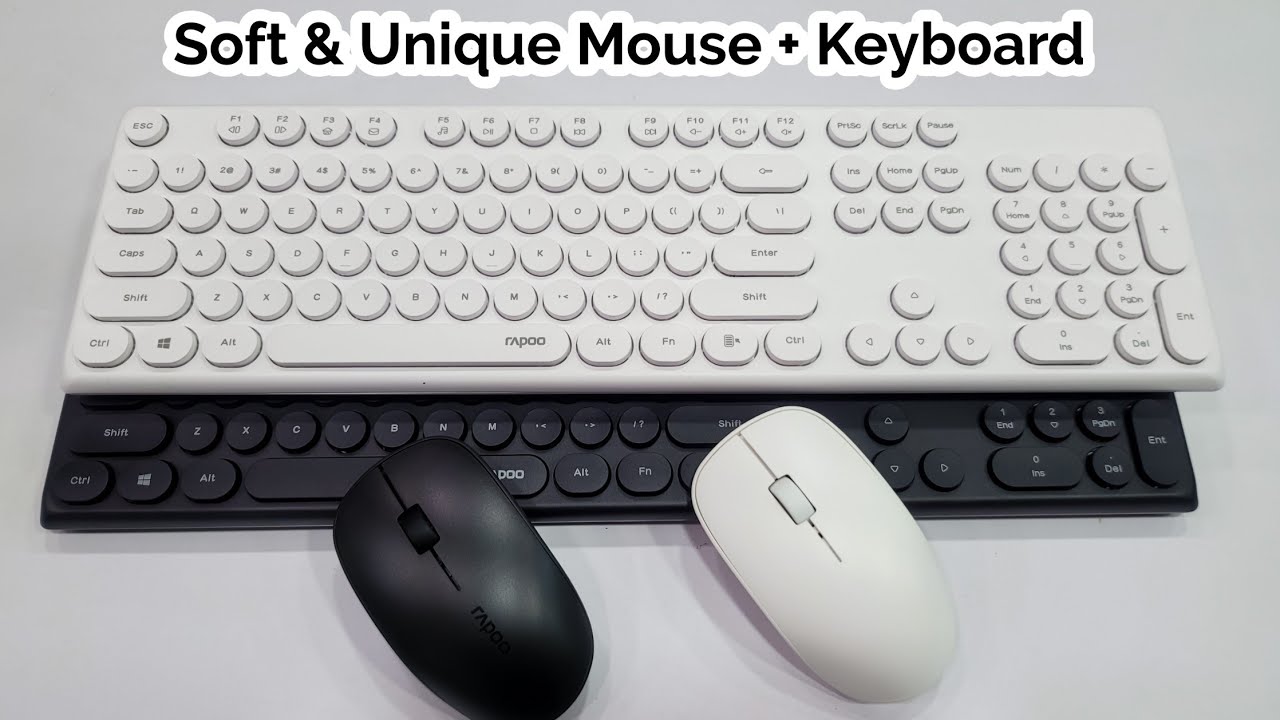 Soft & Unique Keyboard + Mouse | Rapoo X260 Wireless Combo Mouse + Keyboard