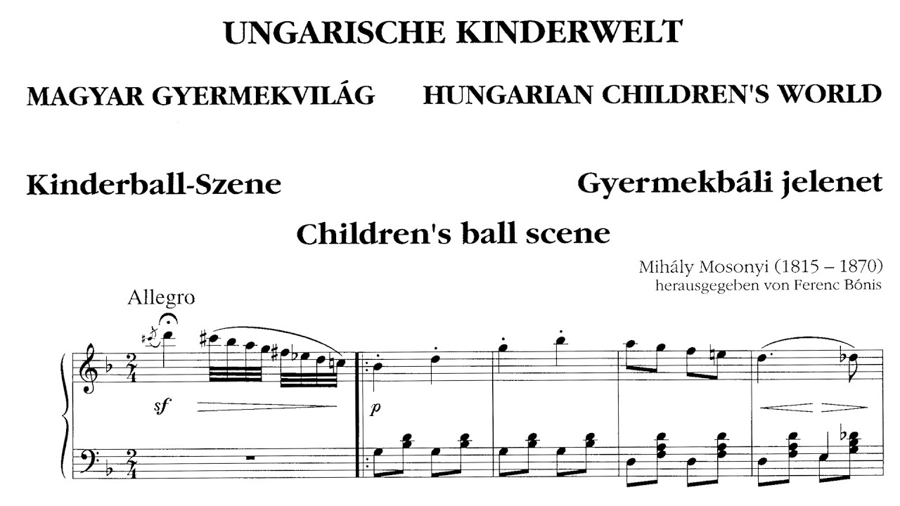 Mosonyi Mihály - Magyar gyermekvilág (1859)