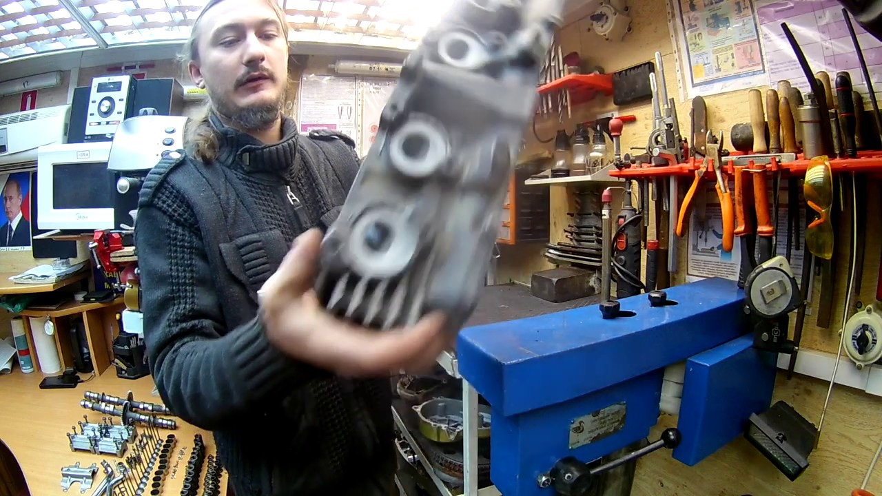 Капитальный ремонт ГБЦ от мотоцикла Honda CB400