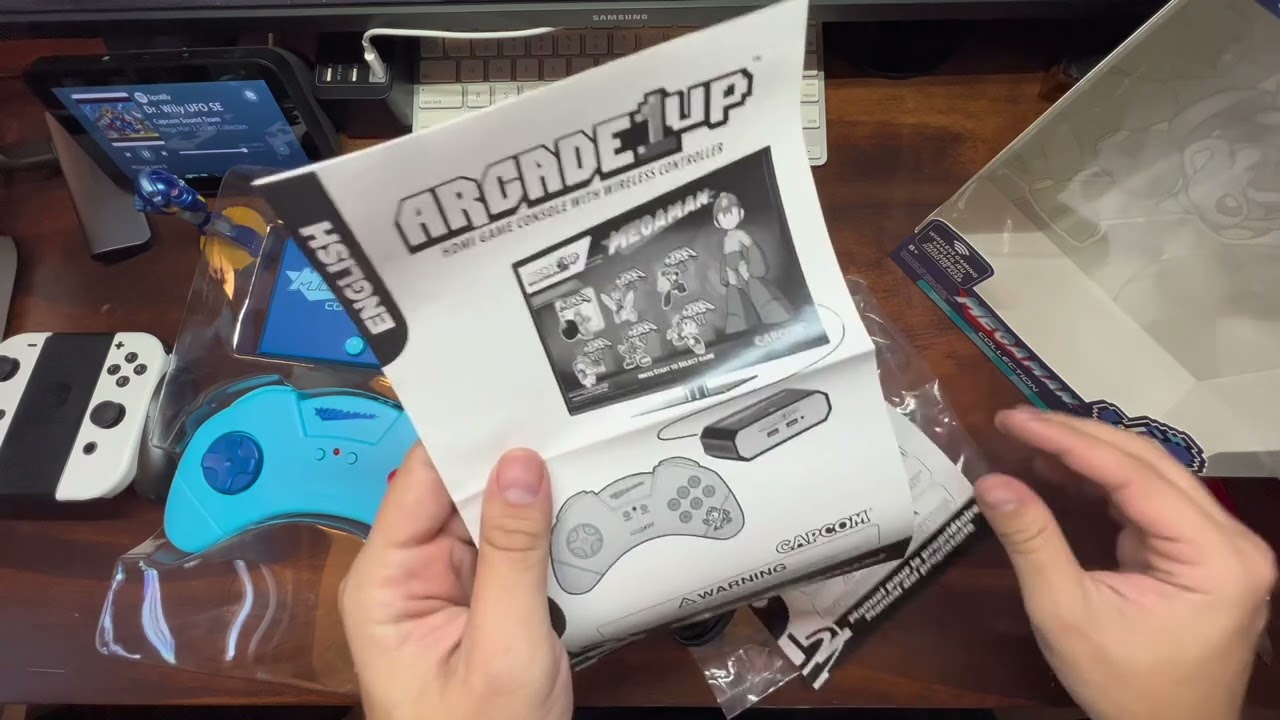 Unboxing consola arcade 1 up megaman 6 en 1 