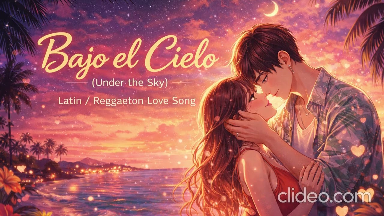 Bajo el Cielo 💃  Romantic Reggaeton Love Song  Summer Nights