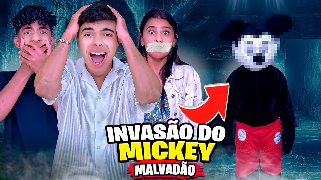 MICKEY MALVADÃO INVADIU A MANSÃO FRIENDS *fiquei muito desesperado