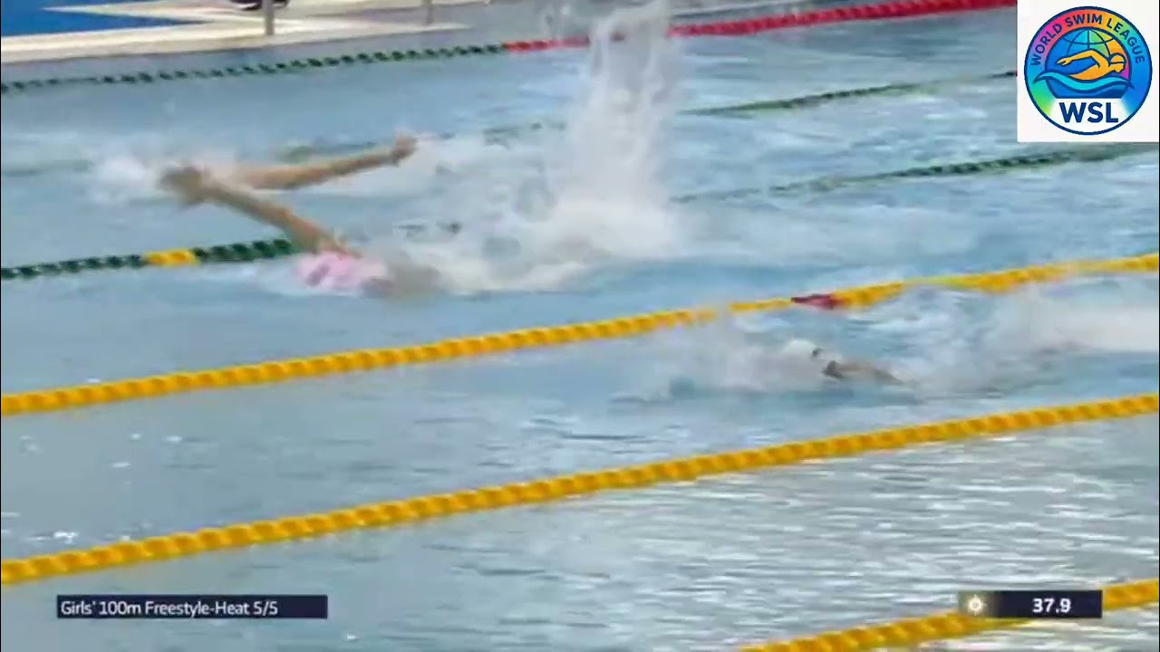 Youth Asian Games Swimming Girls* 100m Freestyle