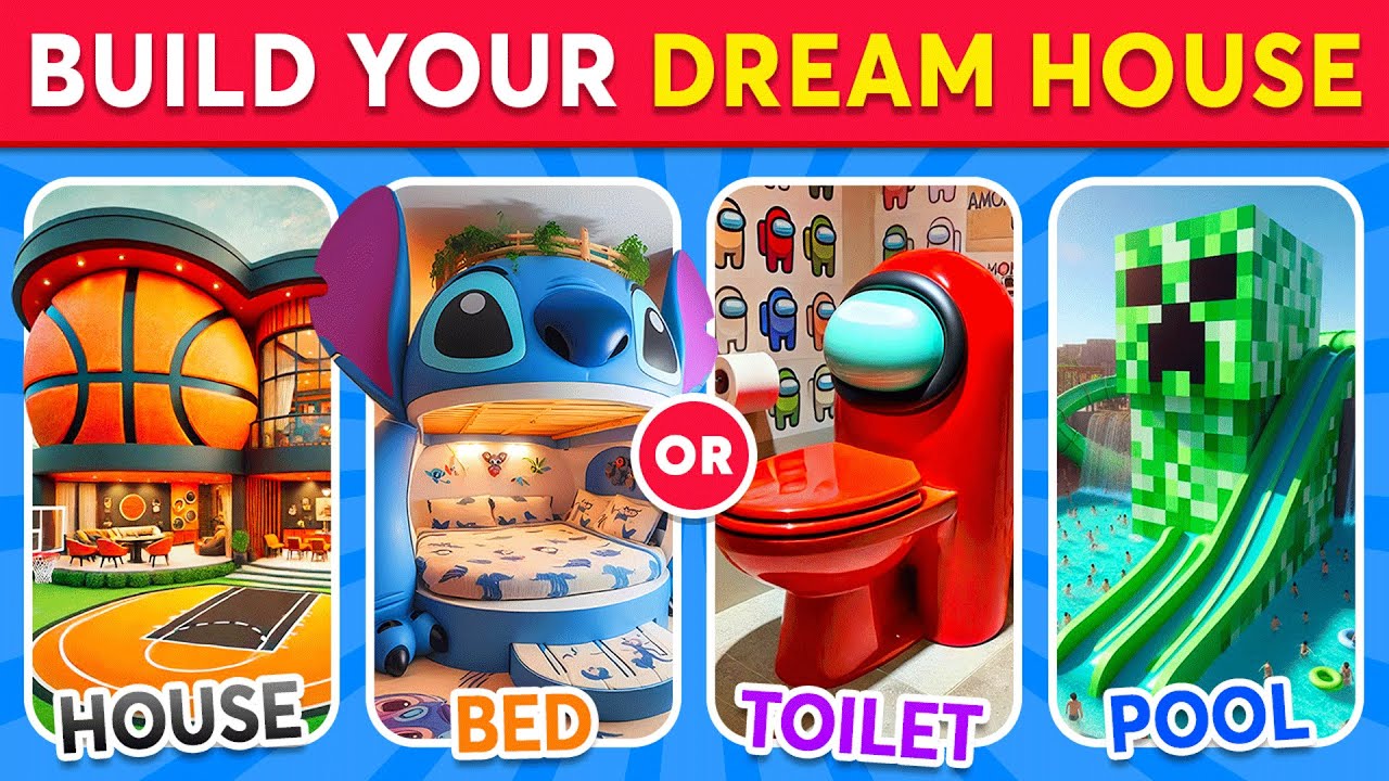 Would You Rather - Build Your Amazing House 🏡🌈🤑💎 Daily Quiz