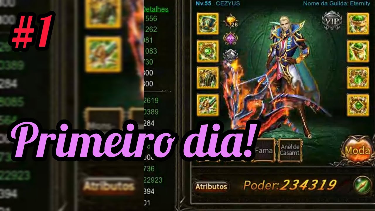Terminamos assim no primeiro dia! | Legend online