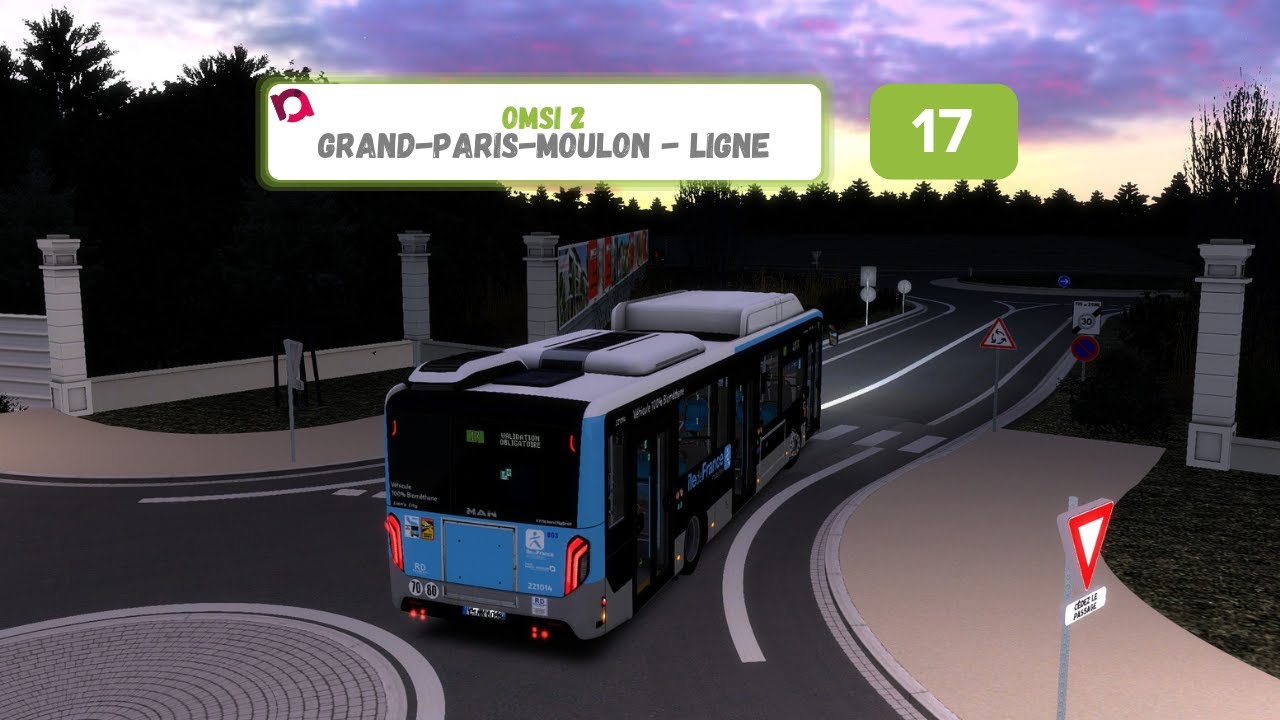 Omsi 2 | Grand-Paris-Moulon - Ligne 17 Gare de Bièvre | Man New Lion's City 12G