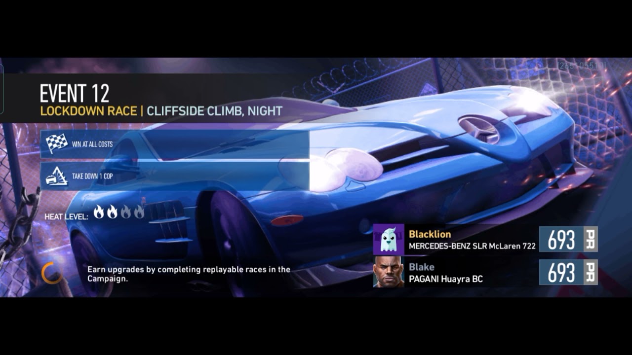 NFS No Limits | cliffside climb - lockdown race