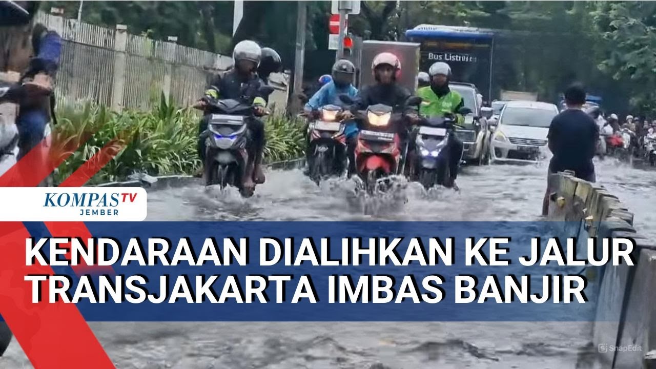 Banjir Rendam Daan Mogot Jakbar, Kendaraan Dialihkan ke Jalur Transjakarta