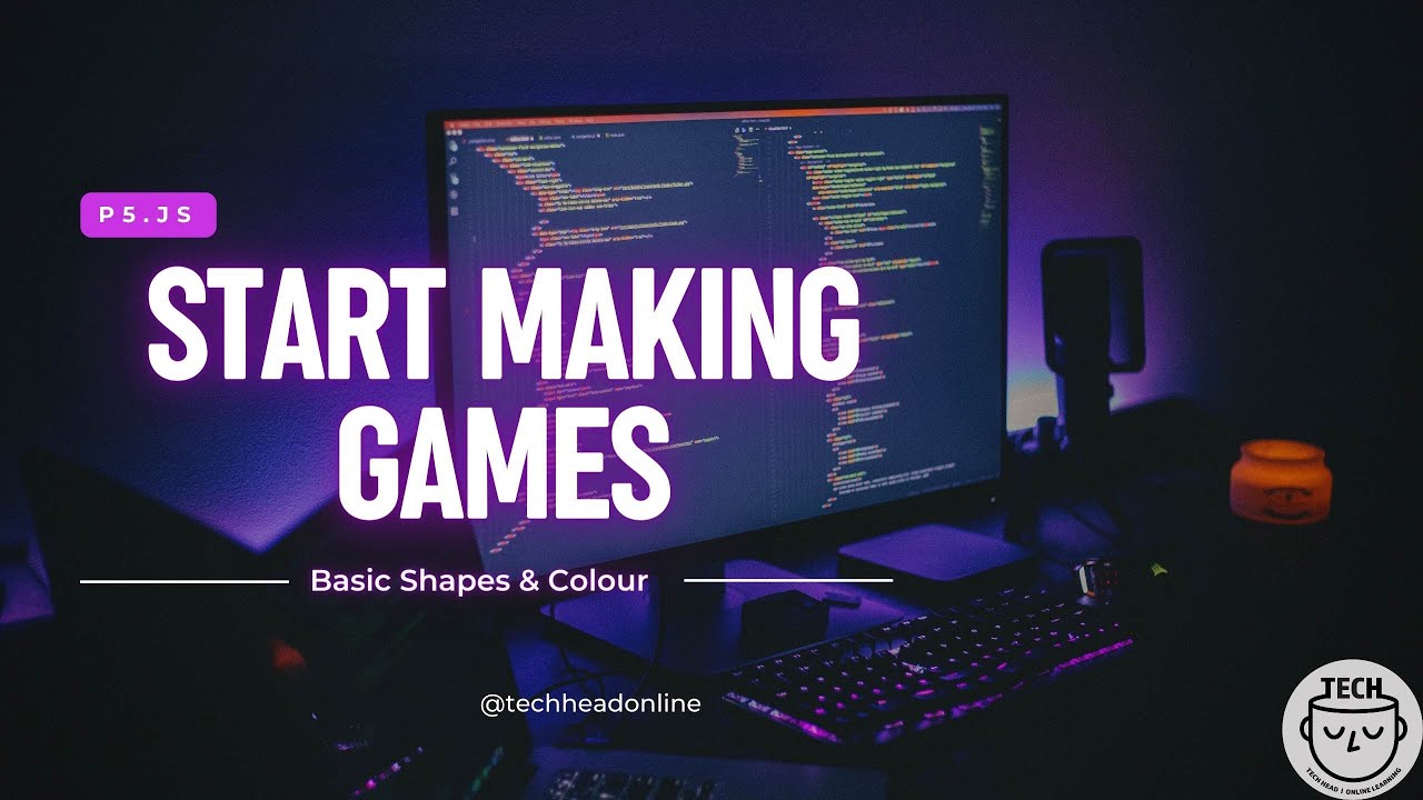 Getting Started with p5.js: Creating Colorful Shapes with Code (Start Developing Games Here!)