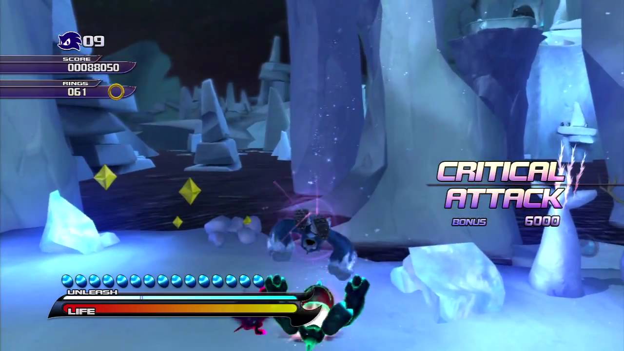 Sonic Unleashed (PS3) Holoska Cool Edge Night Act 1 S-Rank