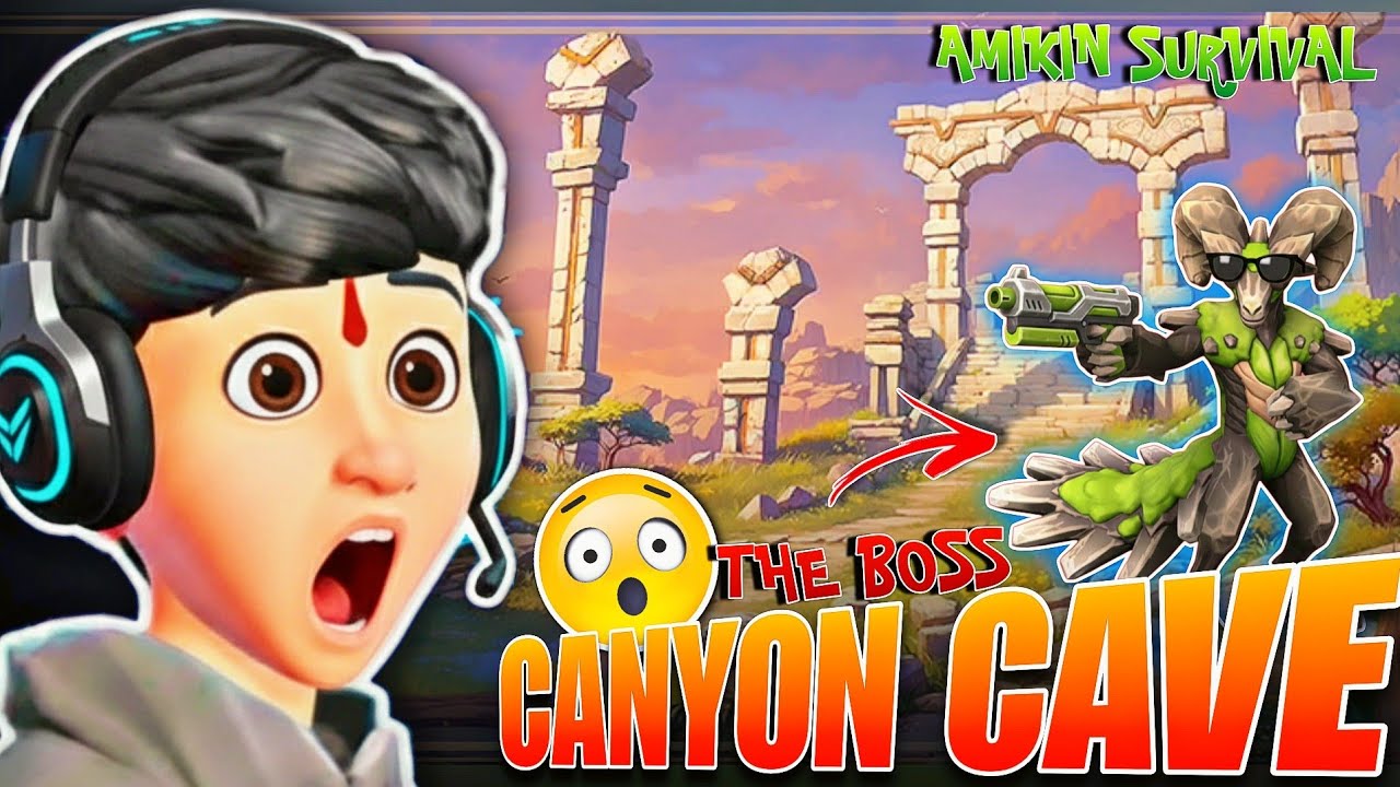 Kya mai canyon cave loot paunga⁉️😲 ( canyon cave loot ) AMIKIN SURVIVAL 🌿
