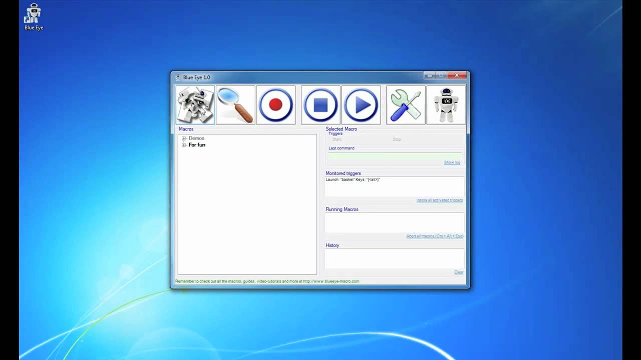 How to use Triggers in Blue Eye - Macro