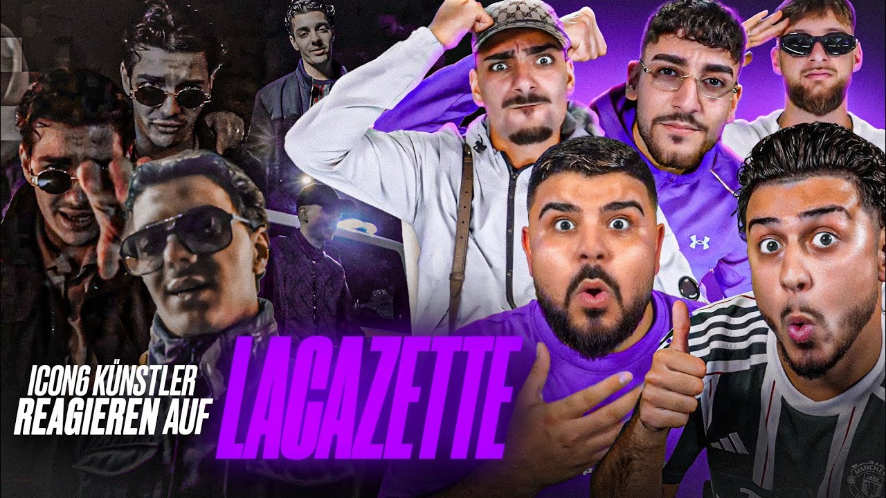 ICON 6 KÜNSTLER REAGIEREN 1. MAL AUF LACAZETTE 🤯 LACAZETTE - CUP & H&K | Reaction