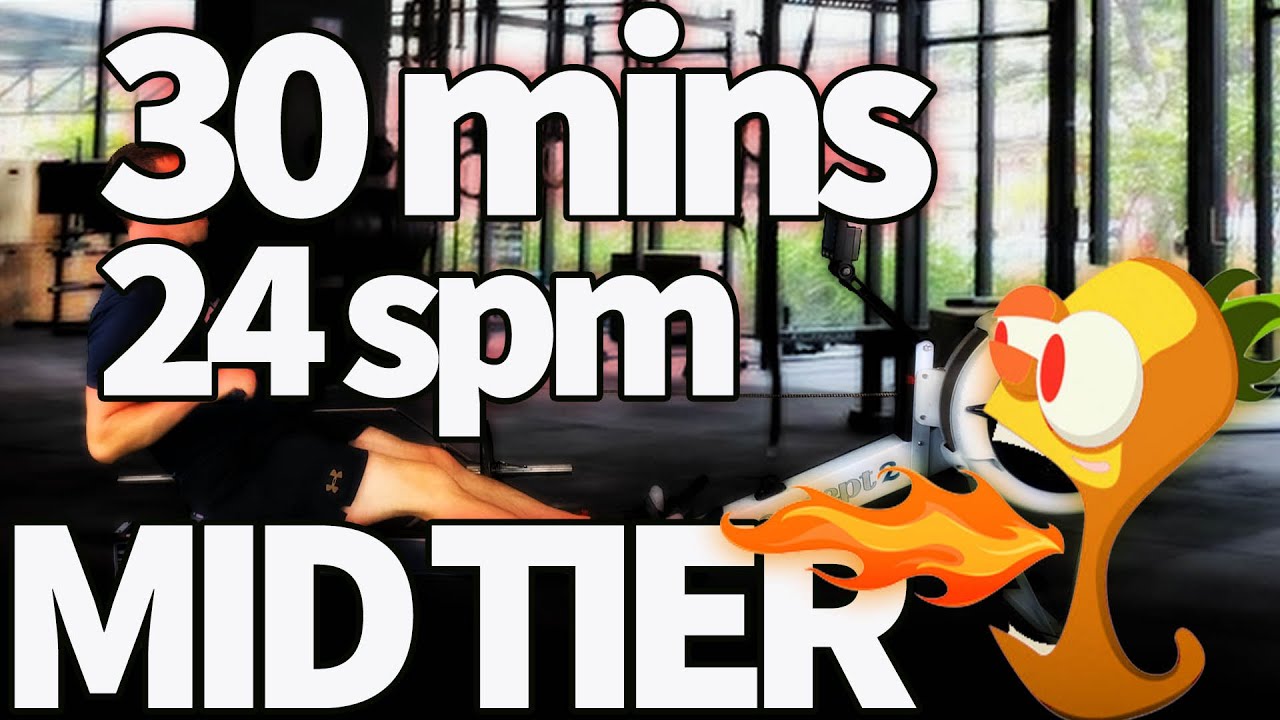 30 Minute Rowing Workout - Build Aerobic Fitness at Higher Rate | RowAlong