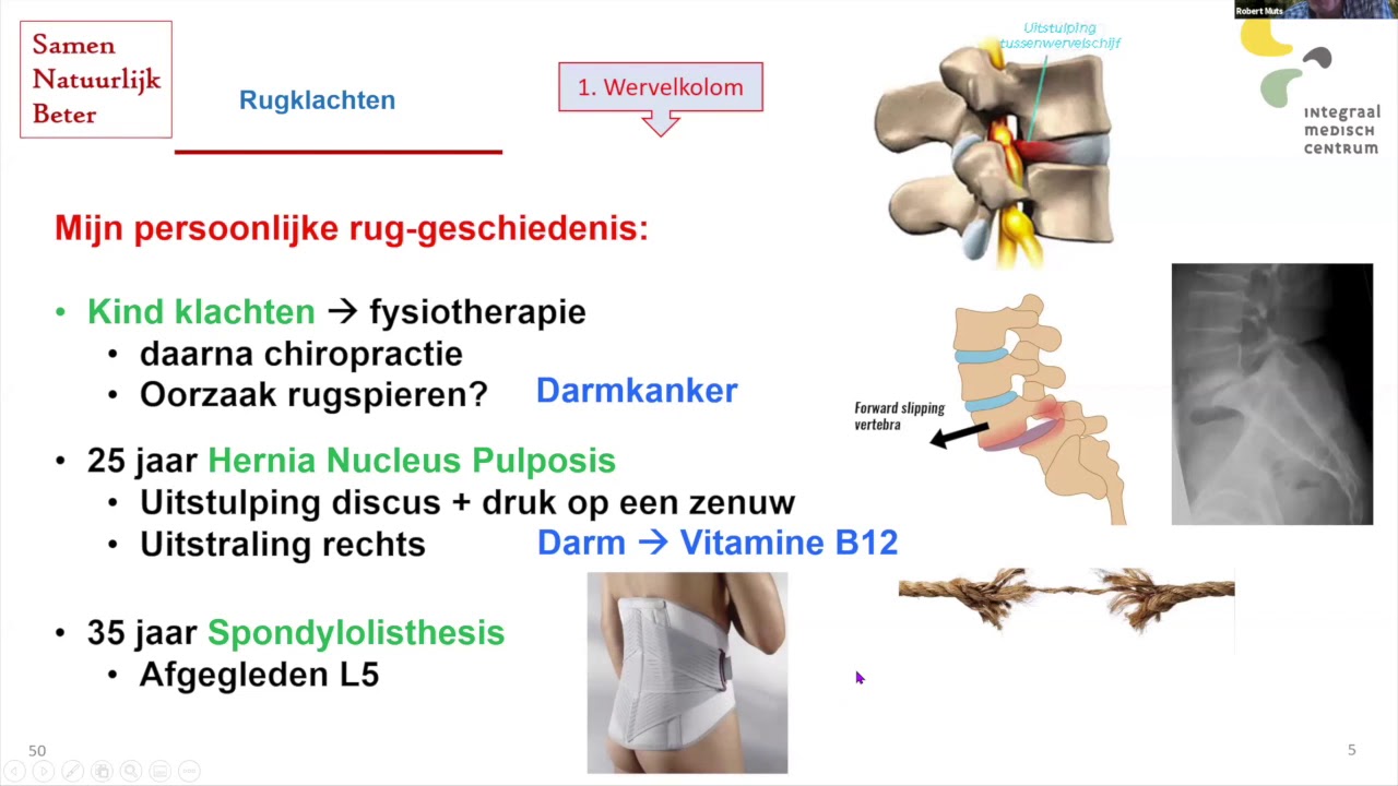 Webinar 9: Rugklachten en de buik