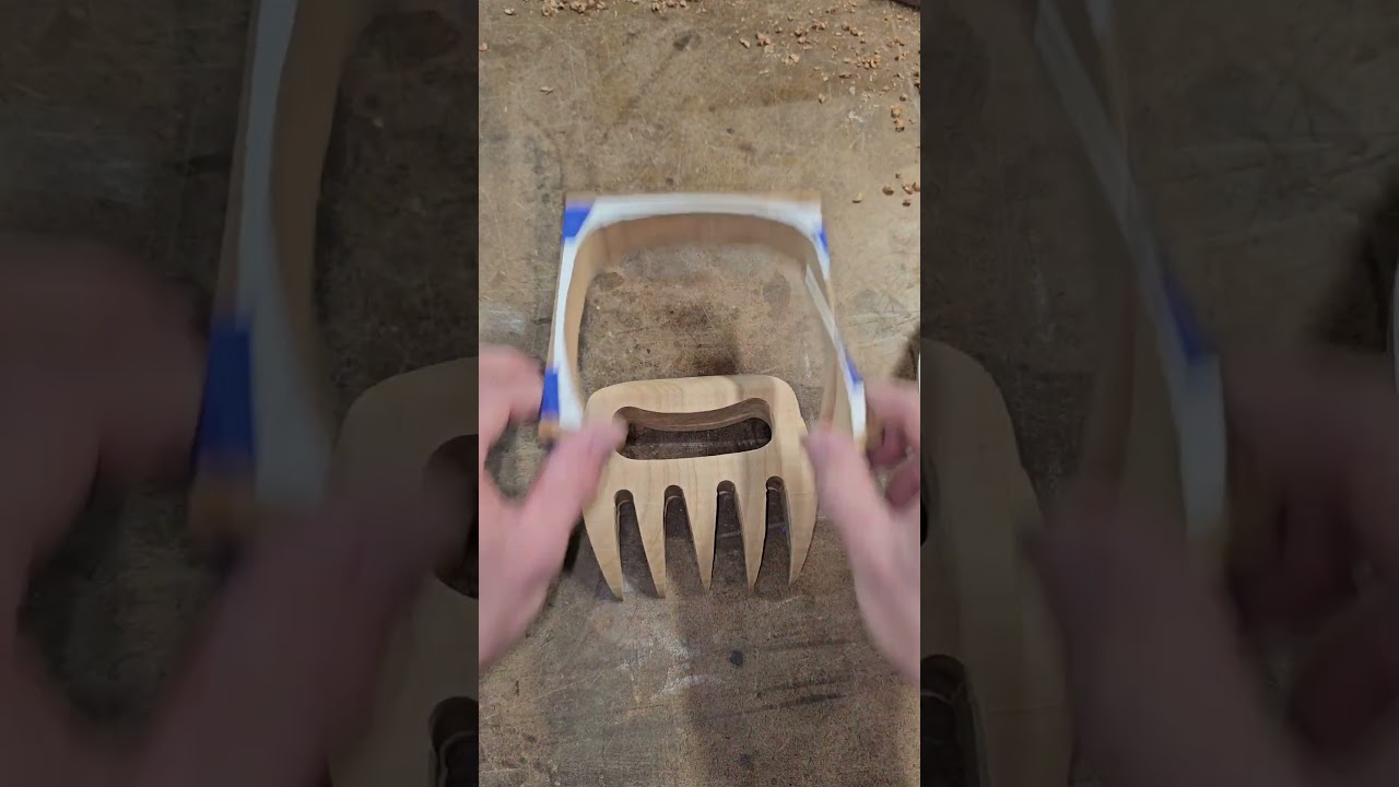 Wooden Meat Shredding Claws DIY. #woodworking #woodscraft #handmade #dıy #woodworker #woodshops