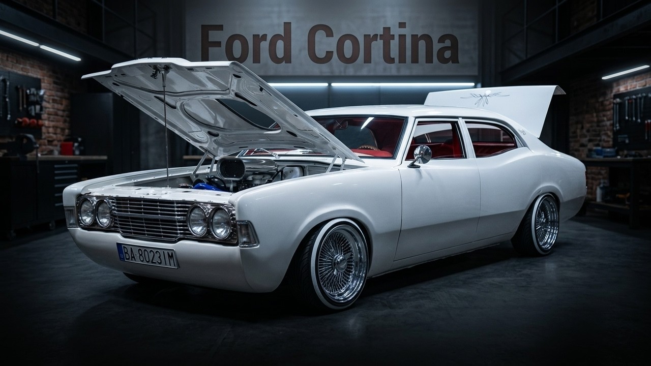 INSANE Custom Ford Cortina Build! 🔥 Custom Motor Show Elmia 2025